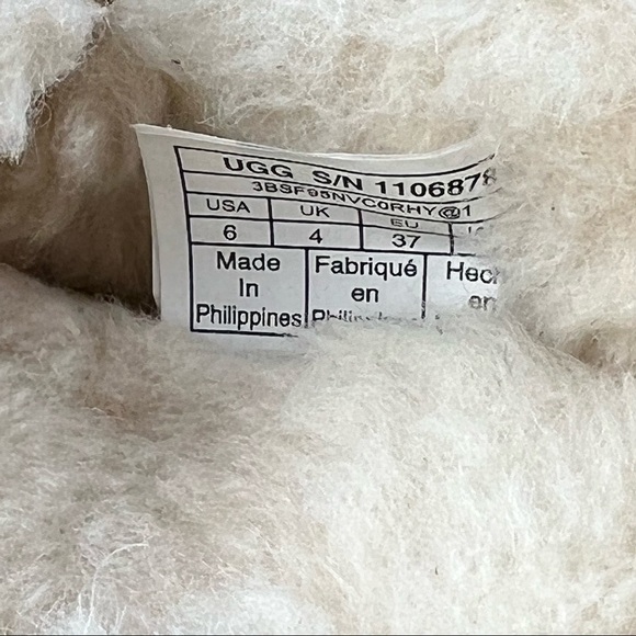 UGG Ansley Slipper Shoes US6 Chestnut (tan) $100 Indoor Outdoor Moccasin Flat - Picture 7 of 9